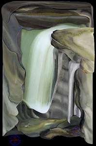 Waterfall by St Bruno's Boulder